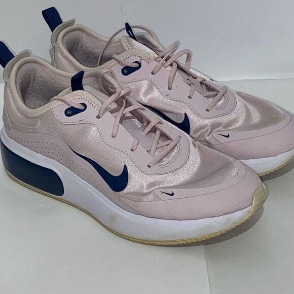 Nike Airmax Dia Women's Lace-Up Running Training Mauve Blue Shoes Size 9 - Picture 1 of 13